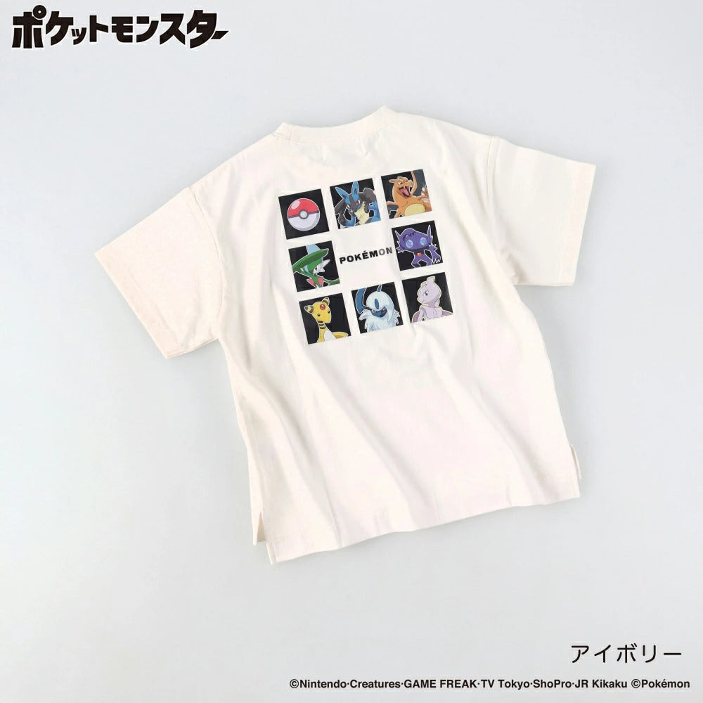 日本童裝 Branshes x Pokemon 印花上衣 100-150cm 女童款 夏季 TOPS