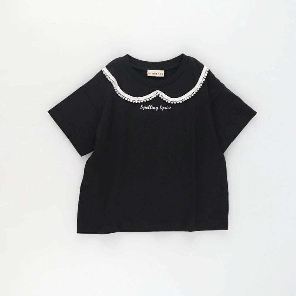 日本童裝 Branshes 印花短袖上衣 80-150cm 女童款 夏季 TOPS