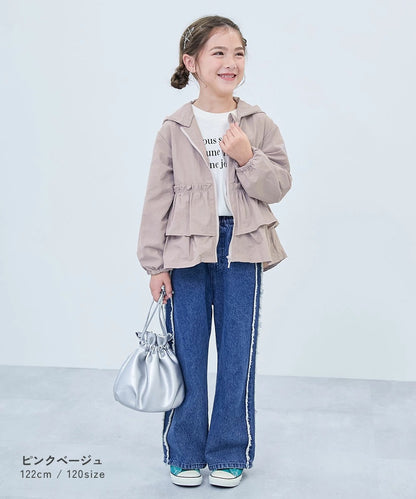 Japanese children's clothing dev!rock waterproof series stand collar thin jacket 100-160cm boys/girls spring and summer outerwear