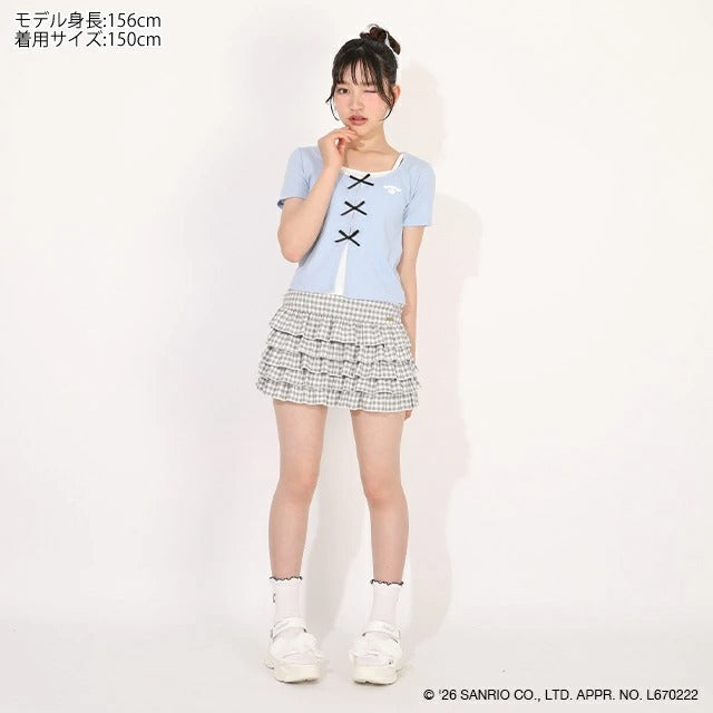 日本童裝 BDL x Sanrio 吊帶疊穿式上衣 120-160cm 女童款 夏季 TOPS