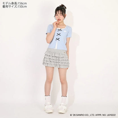 日本童裝 BDL x Sanrio 吊帶疊穿式上衣 120-160cm 女童款 夏季 TOPS