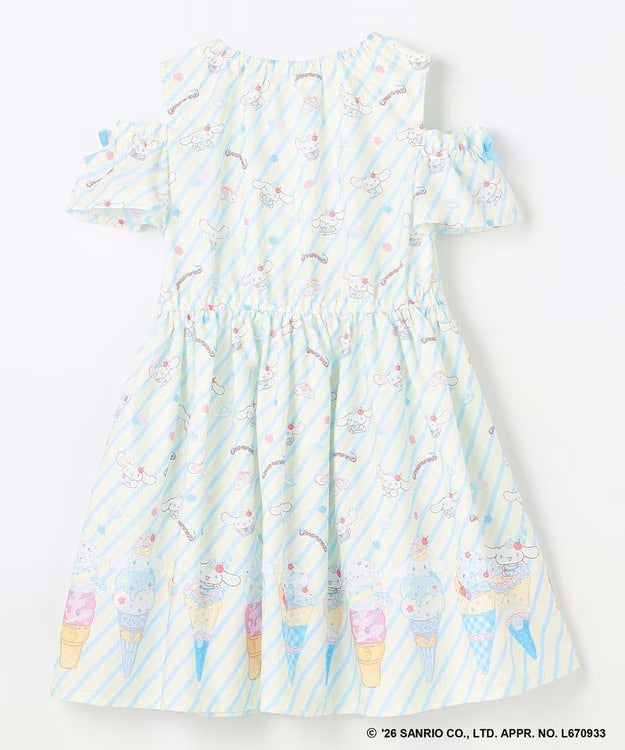 日本童裝 aF#a325 x Sanrio 夢幻連身裙 100-140cm 女童款 夏季 DRESSES