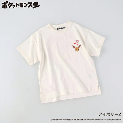 日本童裝 Branshes x Pokemon 印花上衣 100-150cm 女童款 夏季 TOPS