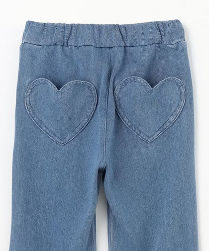 日本童裝 aF#a325 接觸冷感 花邊七分褲 90-140cm 女童款 夏季 PANTS