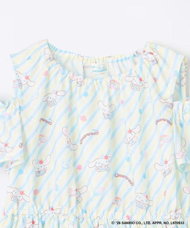 日本童裝 aF#a325 x Sanrio 夢幻連身裙 100-140cm 女童款 夏季 DRESSES