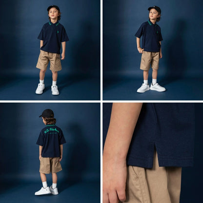 日本童裝 Branshes 【U.S. POLO ASSN.】珠地短袖polo上衣 90-150cm 男童款 夏季 TOPS