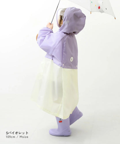 日本直送 dev!rock 雨衣 可收納書包 80-160cm 下雨天系列