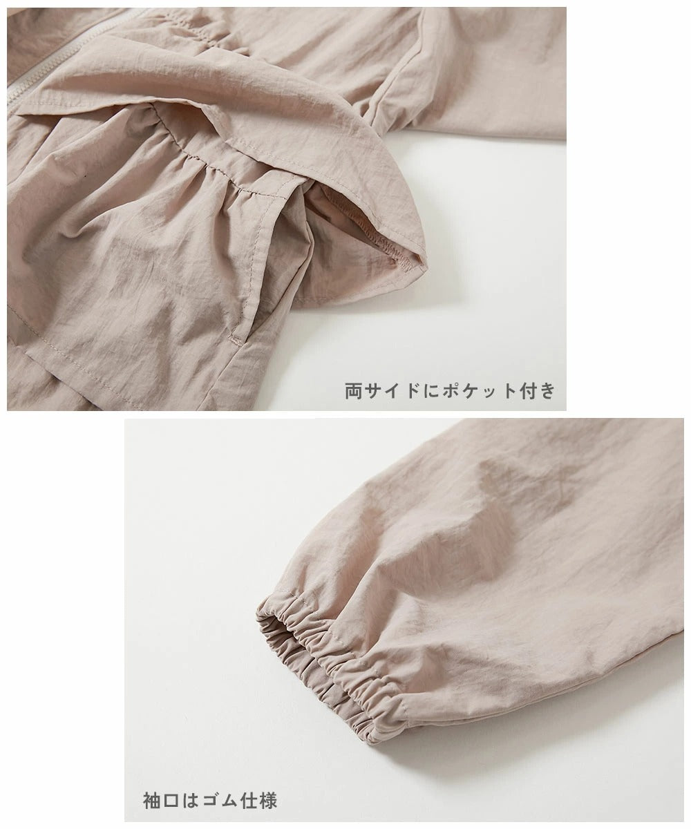 Japanese children's clothing dev!rock waterproof series stand collar thin jacket 100-160cm boys/girls spring and summer outerwear