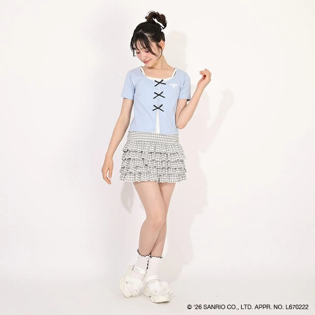 日本童裝 BDL x Sanrio 吊帶疊穿式上衣 120-160cm 女童款 夏季 TOPS