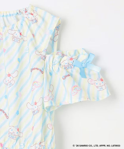 日本童裝 aF#a325 x Sanrio 夢幻連身裙 100-140cm 女童款 夏季 DRESSES