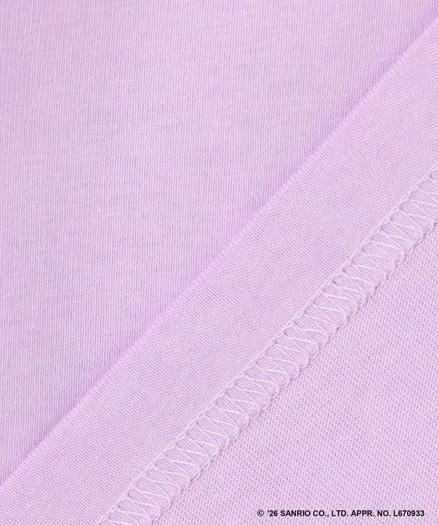 日本童裝 aF#a325 x Sanrio 接觸冷感 亮片圖案上衣 100-140cm 女童款 夏季 TOPS
