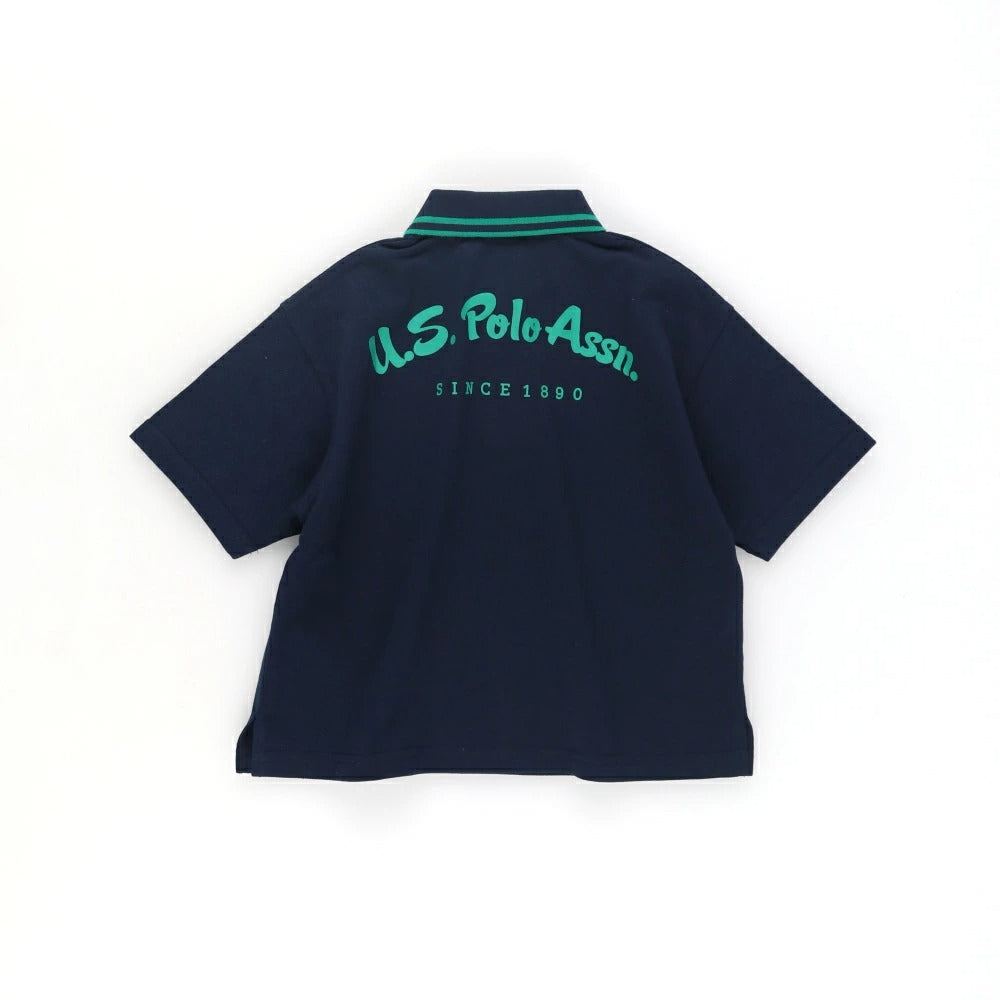 日本童裝 Branshes 【U.S. POLO ASSN.】珠地短袖polo上衣 90-150cm 男童款 夏季 TOPS