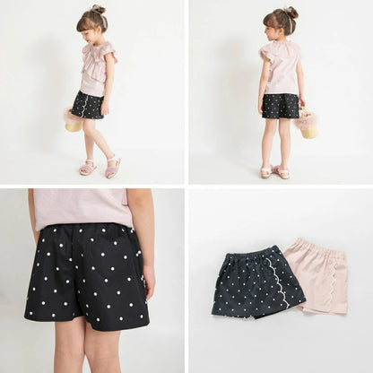 日本童裝 Branshes 荷葉邊裙褲 80-150cm 女童款 夏季 PANTS