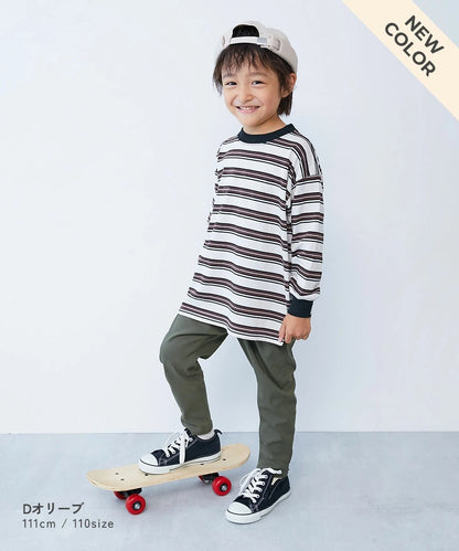 日本童裝 dev!rock 彈性斜紋長褲 100-160cm 男童款/女童款 PANTS 春季