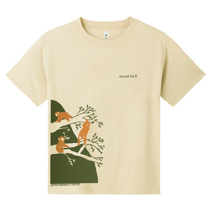 日本童裝 mont-bell 防UV/速乾系列/透氣 日本獼猴山T恤 100-130cm 親子裝 夏季 TOPS