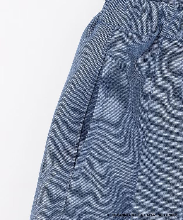 日本童裝 aF#a325 x Sanrio 圓弧鈕扣短褲 100-150cm 女童款 夏季 PANTS