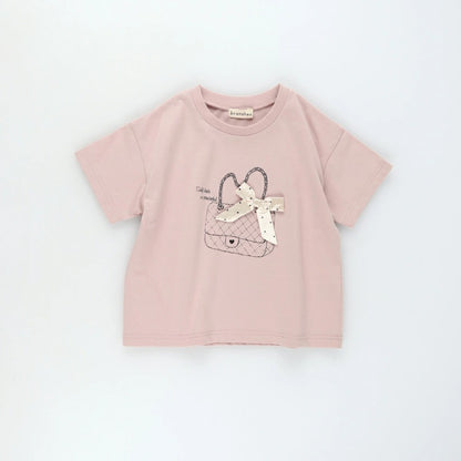日本童裝 Branshes 印花短袖上衣 80-150cm 女童款 夏季 TOPS