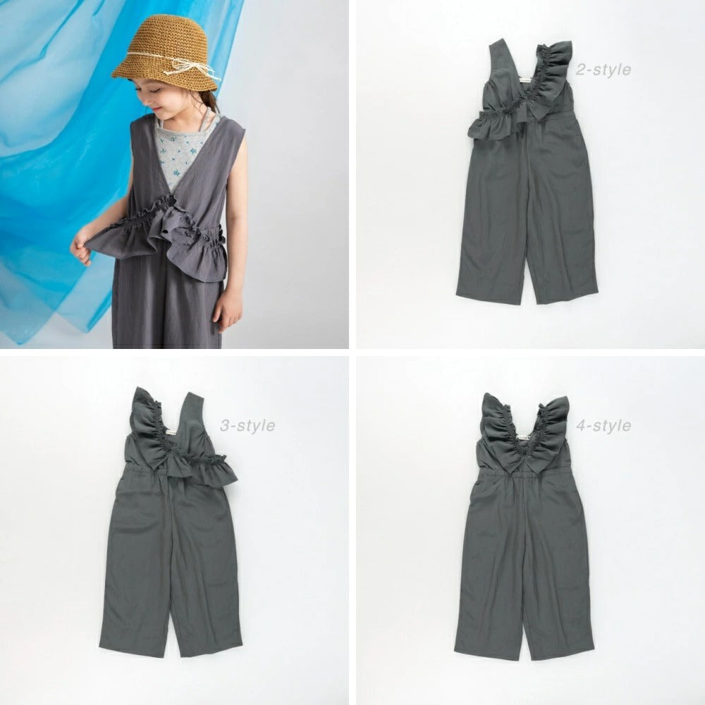 日本童裝 Branshes 4Way 多功能連體褲 90-150cm 女童款 夏季 Jumpsuit