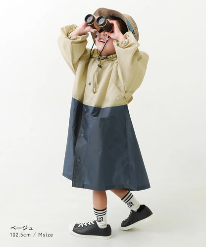 日本直送 dev!rock 雨衣 可收納書包 80-160cm 下雨天系列