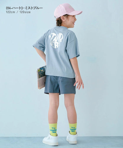 日本童裝 dev!rock 印花短袖上衣 100-160cm 女童款 夏季 TOPS