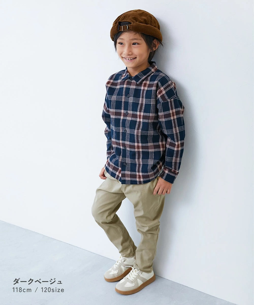 日本童裝 dev!rock 彈性斜紋長褲 100-160cm 男童款/女童款 PANTS 春季