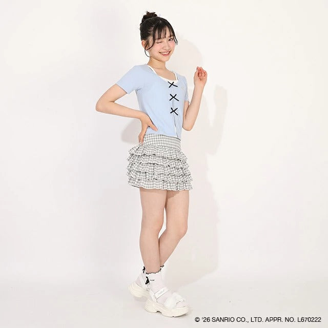日本童裝 BDL x Sanrio 吊帶疊穿式上衣 120-160cm 女童款 夏季 TOPS