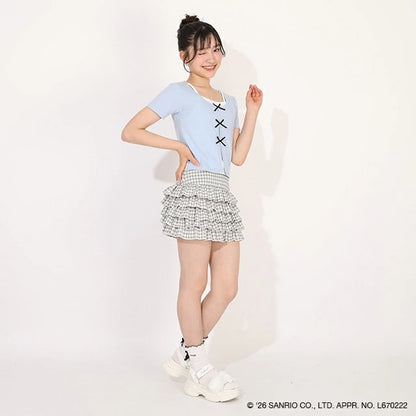 日本童裝 BDL x Sanrio 吊帶疊穿式上衣 120-160cm 女童款 夏季 TOPS
