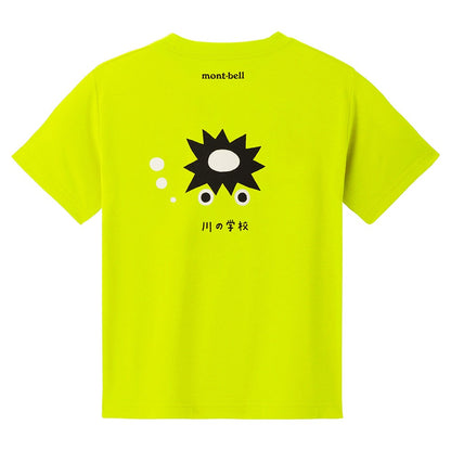 日本童裝 mont-bell 防UV/速乾系列/透氣 川の学校T恤T恤 100-130cm 親子裝 夏季 TOPS