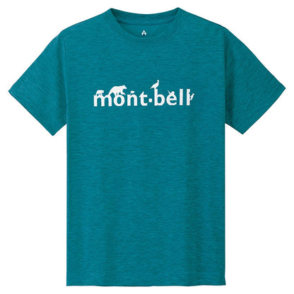 日本童裝 mont-bell 防UV/速乾系列/透氣 字母logoT恤 140-160cm 親子裝 夏季 TOPS