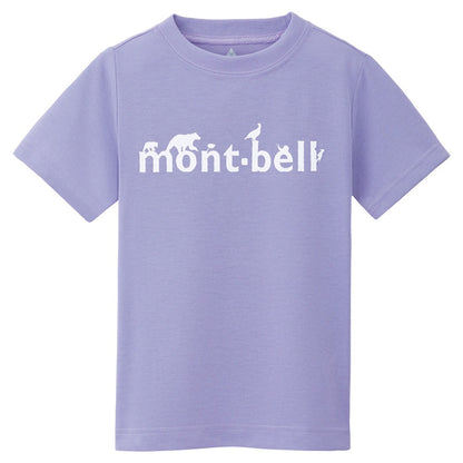 Japanese children's clothing mont-bell UV protection / quick-drying / durable / breathable / odor suppression route asking / forest show / Hokkaido killer whale pattern top XS-XL adult summer TOPS 