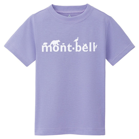 Japanese children's clothing mont-bell UV protection / quick-drying / durable / breathable / odor suppression route asking / forest show / Hokkaido killer whale pattern top XS-XL adult summer TOPS 