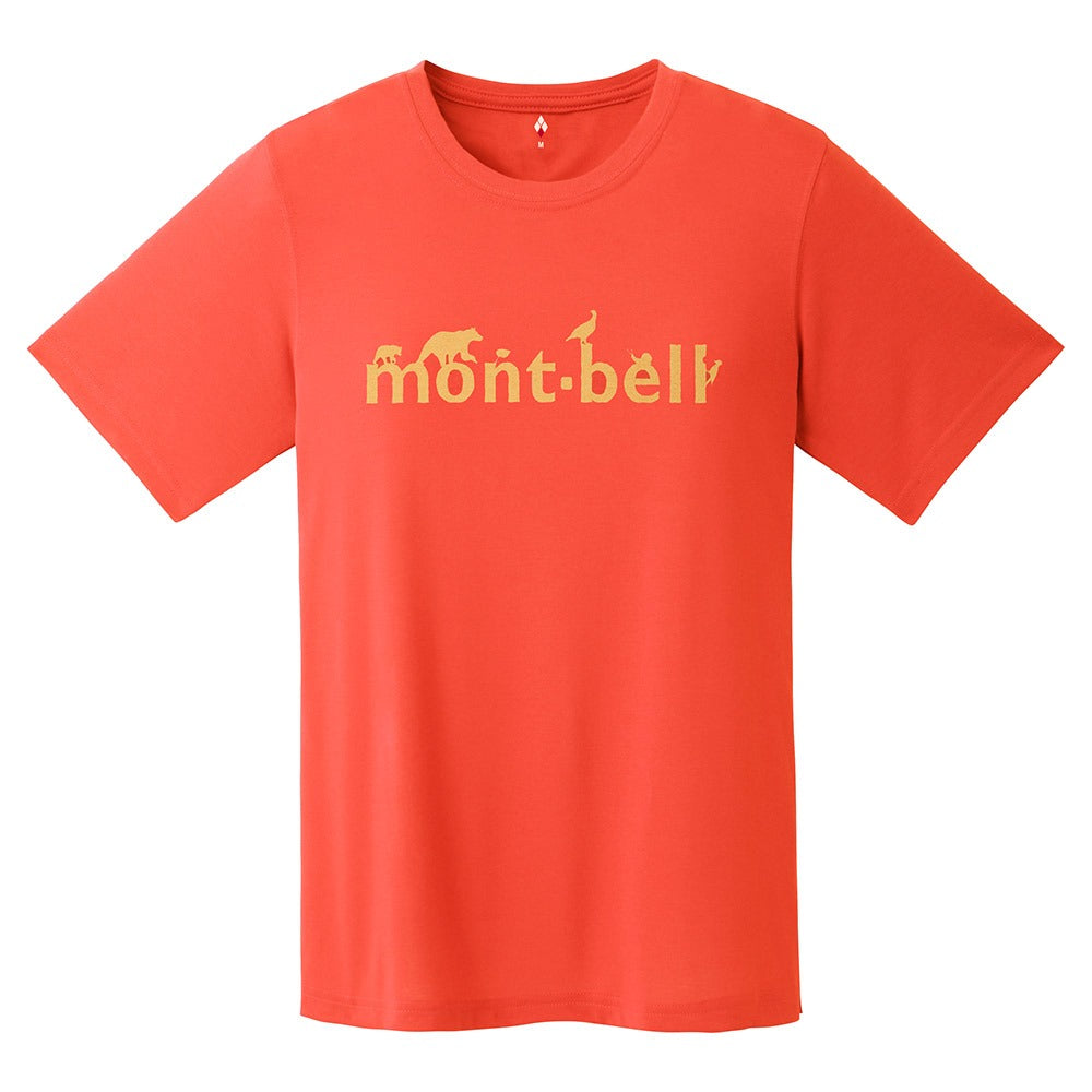 日本童裝 mont-bell  防UV/速乾系列/透氣 字母logoT恤 XS-XL 親子裝 夏季 TOPS