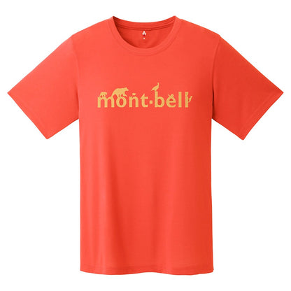 日本童裝 mont-bell  防UV/速乾系列/透氣 字母logoT恤 XS-XL 親子裝 夏季 TOPS