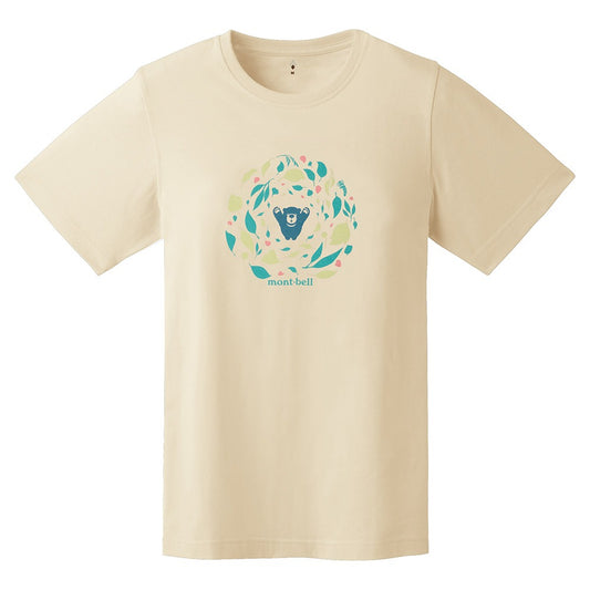 日本童裝 mont-bell  防UV/速乾系列/透氣 葉子舞T恤 XS-XL 親子裝 夏季 TOPS