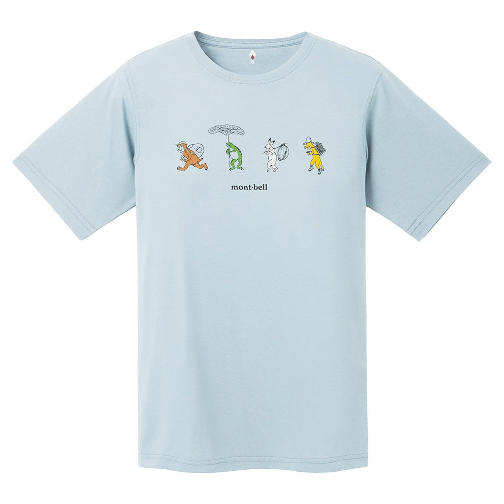日本童裝 mont-bell  防UV/速乾系列/透氣 野生動物營T恤 XS-XL 親子裝 夏季 TOPS