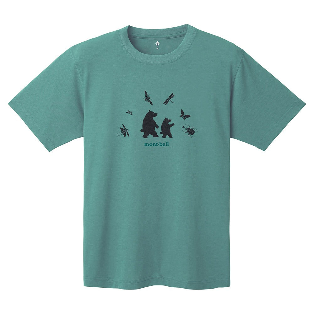 日本童裝 mont-bell  防UV/速乾系列/透氣 昆蟲狩獵T恤 XS-XXL 親子裝 夏季 TOPS