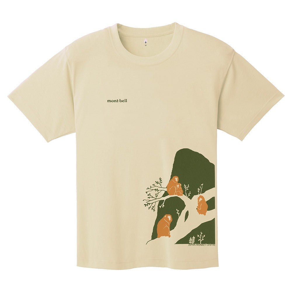 日本童裝 mont-bell  防UV/速乾系列/透氣 日本獼猴山T恤 XS-XL 親子裝 夏季 TOPS