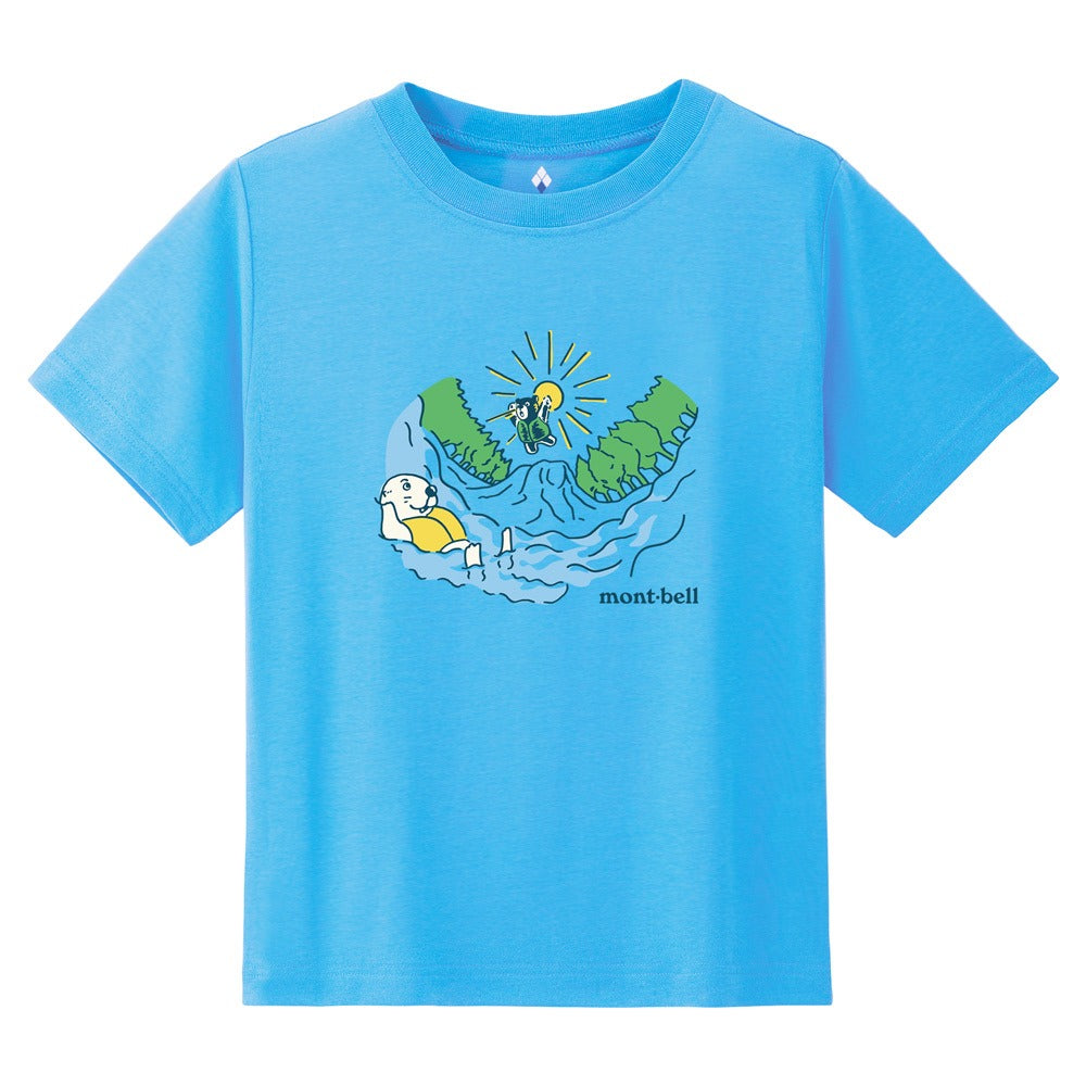 日本童裝 mont-bell 防UV/速乾系列/透氣 水遊び T恤 100-130cm 夏季 TOPS