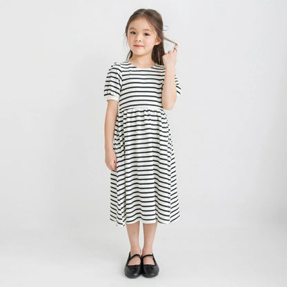 日本童裝 Branshes 間條上衣 80-150cm 女童款 夏季 DRESSES