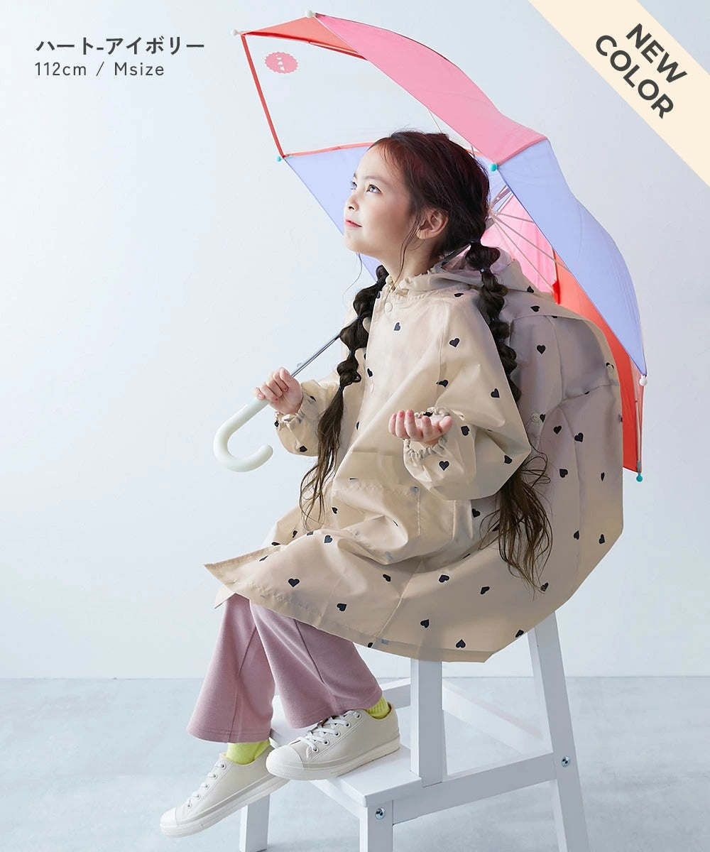 日本直送 dev!rock 雨衣 可收納書包 80-160cm 下雨天系列