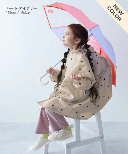 日本直送 dev!rock 雨衣 可收納書包 80-160cm 下雨天系列