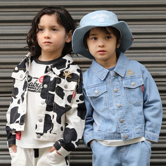 Japanese BDL x Disney parent-child print tops (80-150cm) for boys and girls (summer TOPS) 