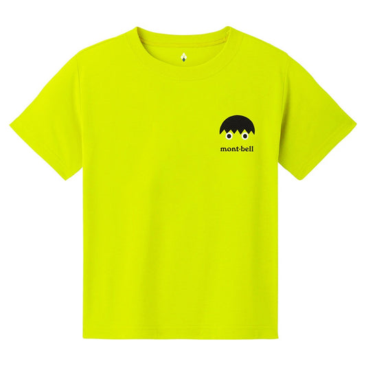 Japanese children's clothing mont-bell UV protection / quick-drying / durable / breathable / odor suppression route asking / forest show / Hokkaido killer whale pattern top XS-XL adult summer TOPS 