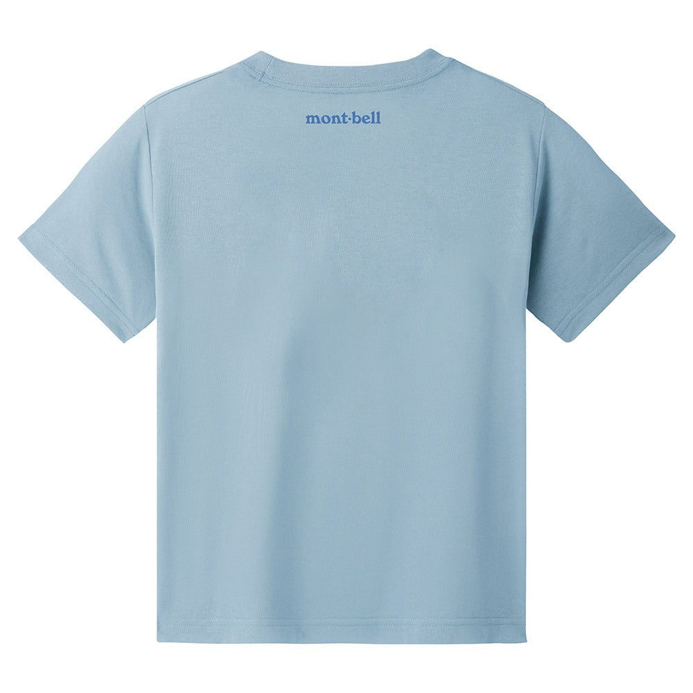 日本童裝 mont-bell  防UV/速乾系列/透氣 熊熊救生衣T恤 100-130cm 親子裝 夏季 TOPS