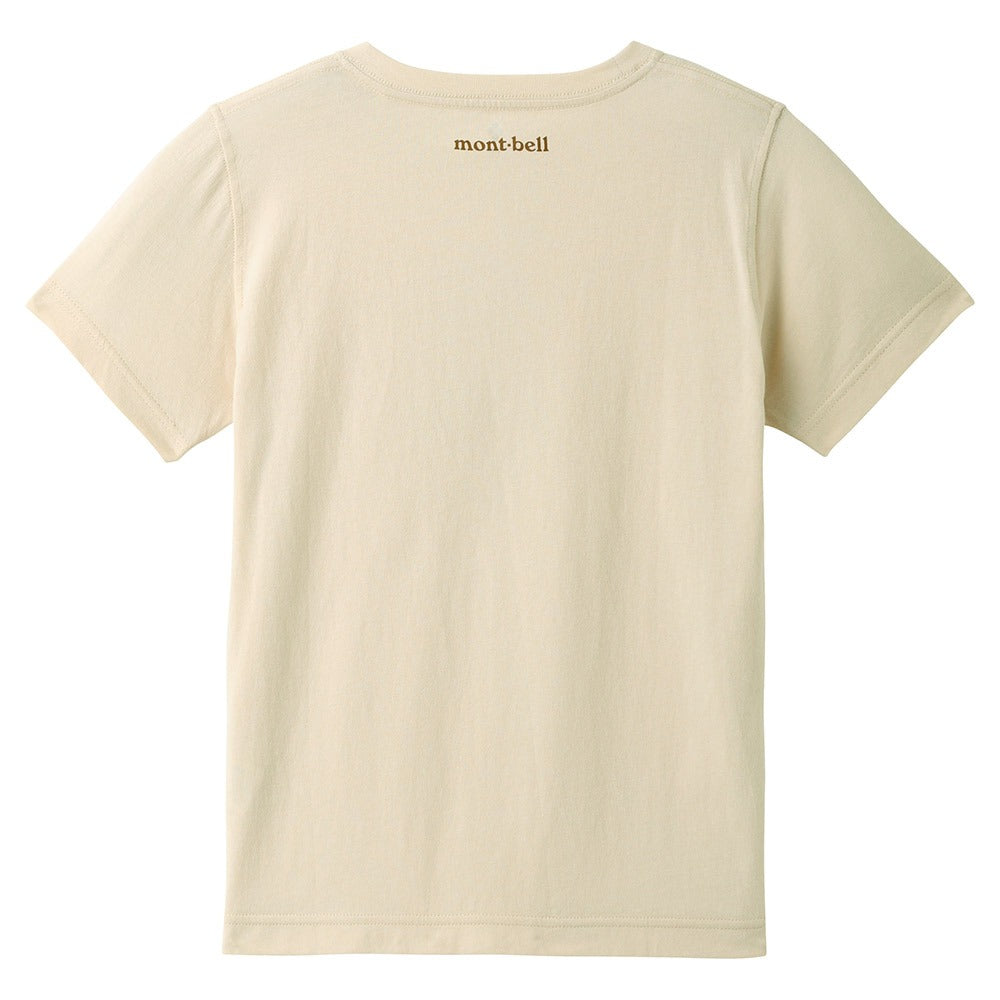 日本童裝 mont-bell  防UV/透氣/彈性 小熊T恤  140-160cm 親子裝 夏季 TOPS