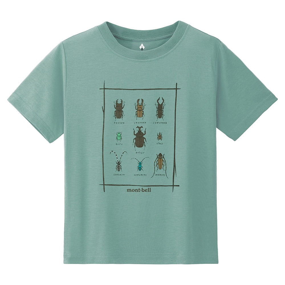 日本童裝 mont-bell 防UV/速乾系列/透氣 甲蟲T恤 100-130cm 親子裝 夏季 TOPS