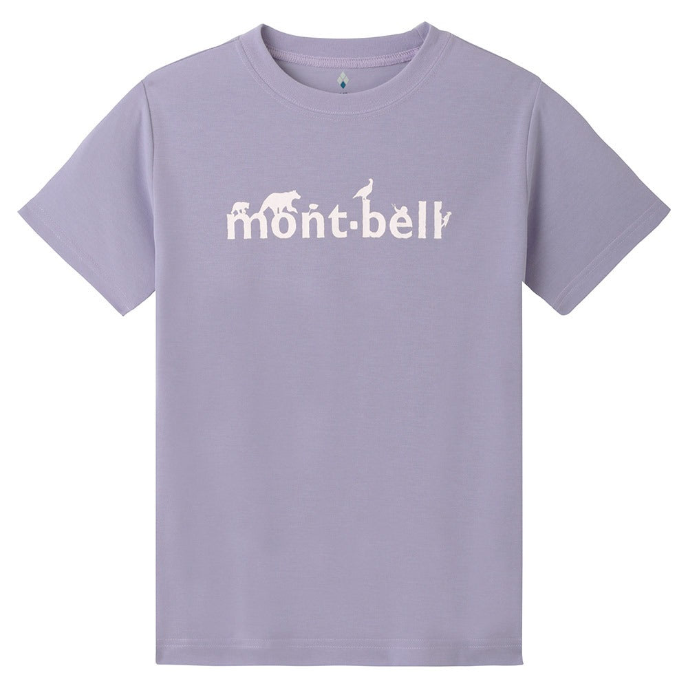 日本童裝 mont-bell 防UV/速乾系列/透氣 字母logoT恤 140-160cm 親子裝 夏季 TOPS
