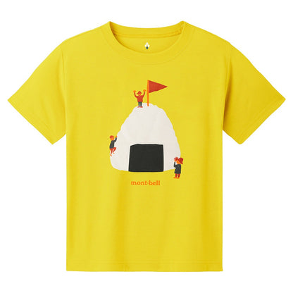 日本童裝 mont-bell 防UV/速乾系列/透氣 飯糰山 T恤 100-130cm 夏季 TOPS