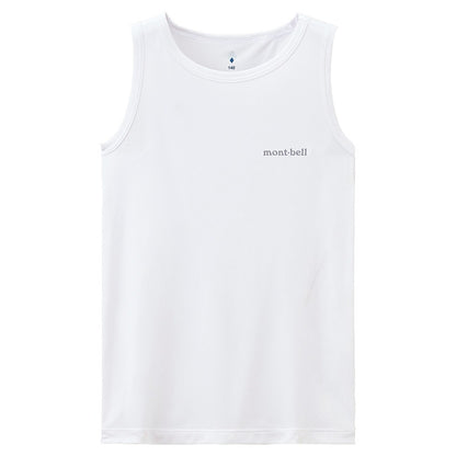 日本童裝 mont-bell 防UV/速乾系列/透氣/吸濕排汗/抗菌 無袖背心 140-160cm 夏季 TOPS