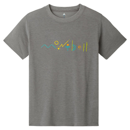 日本童裝 mont-bell 防UV/速乾系列/透氣 字母logoT恤 140-160cm 親子裝 夏季 TOPS